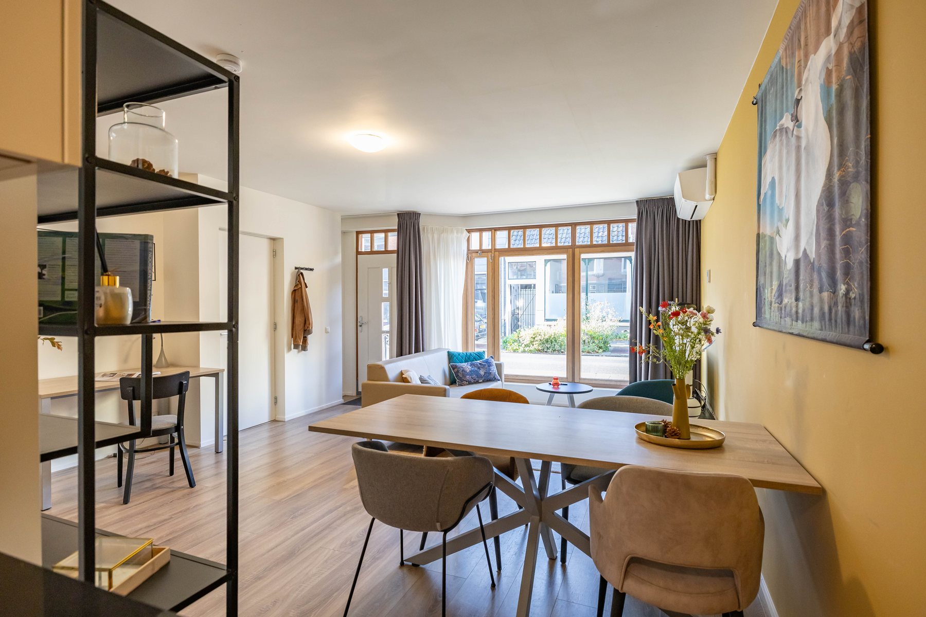 Dining and living room at Nieuwe Boteringestraat